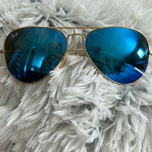 rayban custom polarized aviator sunglasses